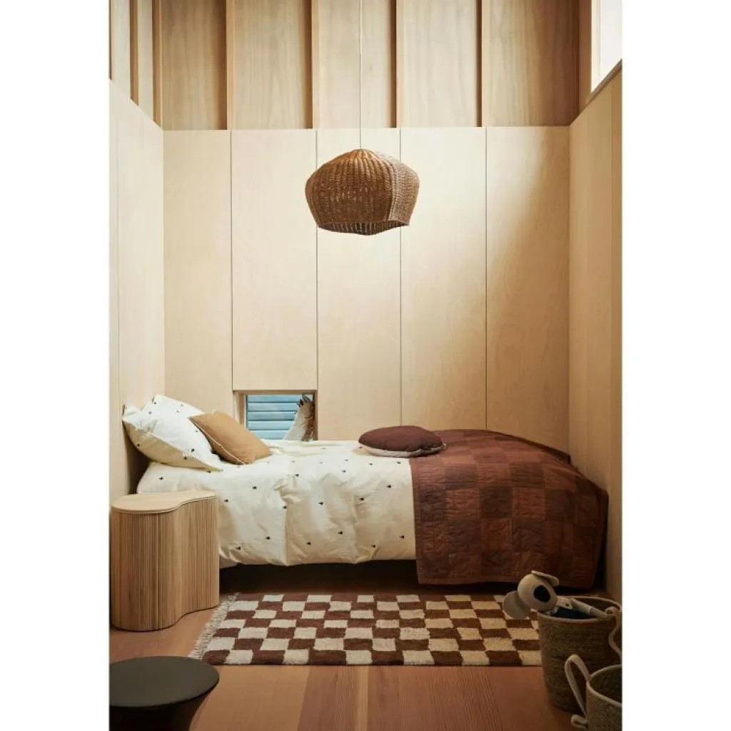 Ferm Living Tuftade Mattor|Bomulls- & Trasmattor-Mara Washable Matta 80x150 cm, Warm Sand