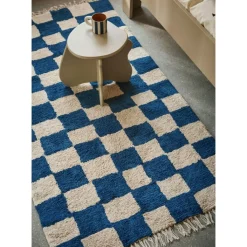 Ferm Living Tuftade Mattor|Bomulls- & Trasmattor-Mara Washable Matta 80x150 cm, Warm Sand