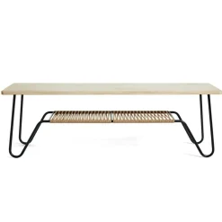 Mavis Sidobord & Avlastningsbord|Soffbord-Marcel Soffbord/Sideboard 160x50 cm, Såpad Rustik Ek