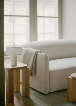 Margin Bordslampa Portabel, Beige