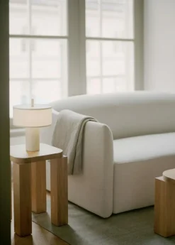 Margin Bordslampa Portabel, Beige