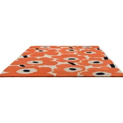 Marimekko Unikko Matta 140x200 cm, Orange Röd