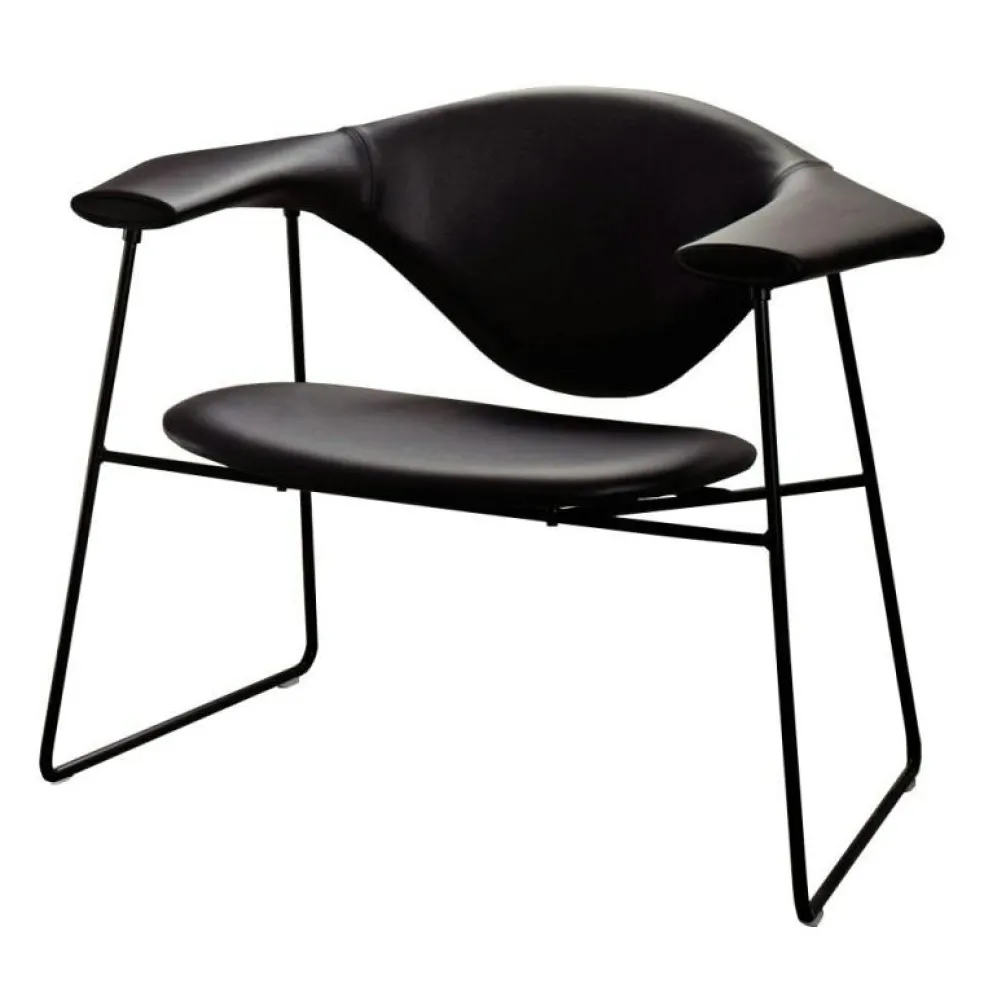 Masculo Lounge Chair, Savanne Svart