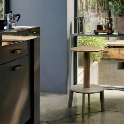 &Tradition Barstolar & Barpallar-Massif AV39 Barstol 65 cm, Ek / Gråbeige