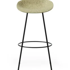 Normann Copenhagen Barstolar & Barpallar-Mat Barpall 65 cm, Seaweed / Cream