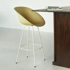 Normann Copenhagen Barstolar & Barpallar-Mat Barstol Karmstol 65 cm, Hemp / Cream