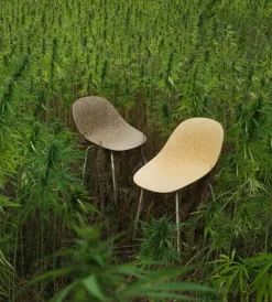 Normann Copenhagen Stolar-Mat Stol, Seaweed / Svart