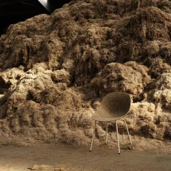 Normann Copenhagen Stolar-Mat Stol, Seaweed / Svart