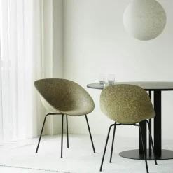 Normann Copenhagen Stolar-Mat Stol, Seaweed / Svart