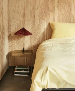 HAY Skrivbordslampor|Bordslampor-Matin Bordslampa 300 mm, Polerad Mässing / Oxide Red