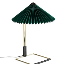 HAY Skrivbordslampor|Bordslampor-Matin Bordslampa 300 mm, Polerad Mässing / Oxide Red