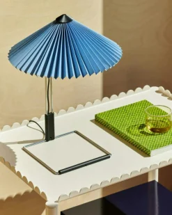 HAY Skrivbordslampor|Bordslampor-Matin Bordslampa 300 mm, Polerad Mässing / Oxide Red