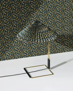 HAY Skrivbordslampor|Bordslampor-Matin Bordslampa 300 mm, Polerad Mässing / Oxide Red