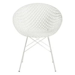 Kartell Balkongstolar|Trädgårdsstolar-Matrix Stol Utomhus, Vit