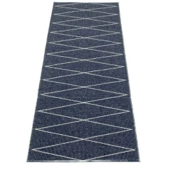 Max Matta 70x240 cm, Darkblue/Vanilla