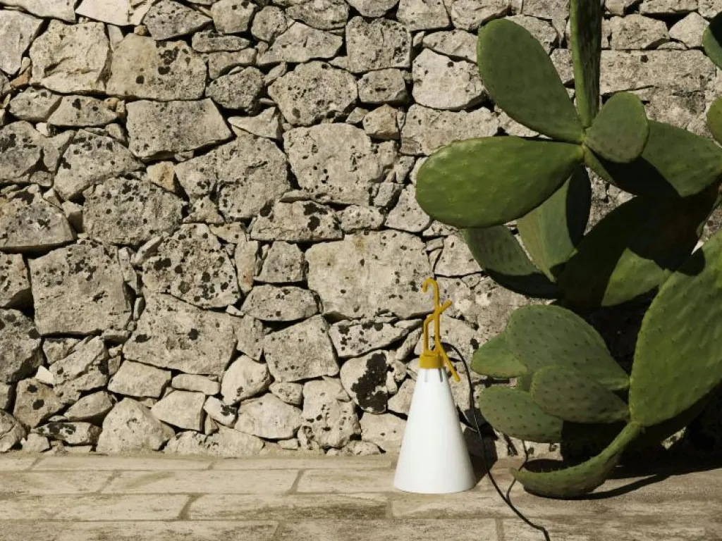 Flos Bordslampor Utomhus|Bordslampor Utomhus-Mayday Bordslampa Utomhus, Senapsgul