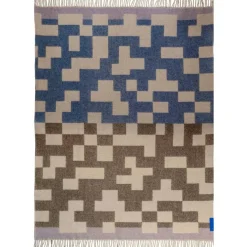 Maze Filt 130x190 cm, Chocolate