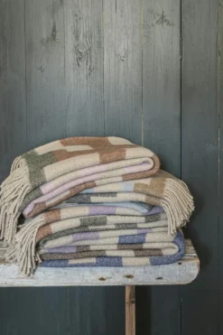 Maze Filt 130x190 cm, Chocolate