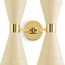 Megafono 4 Vägglampa, Ivory