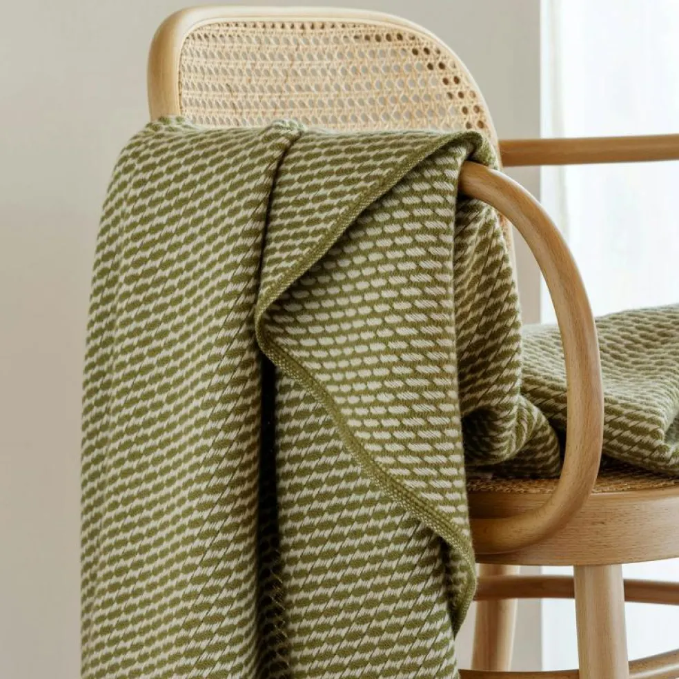 Mello Pläd 150x210 cm, Lemon Yellow