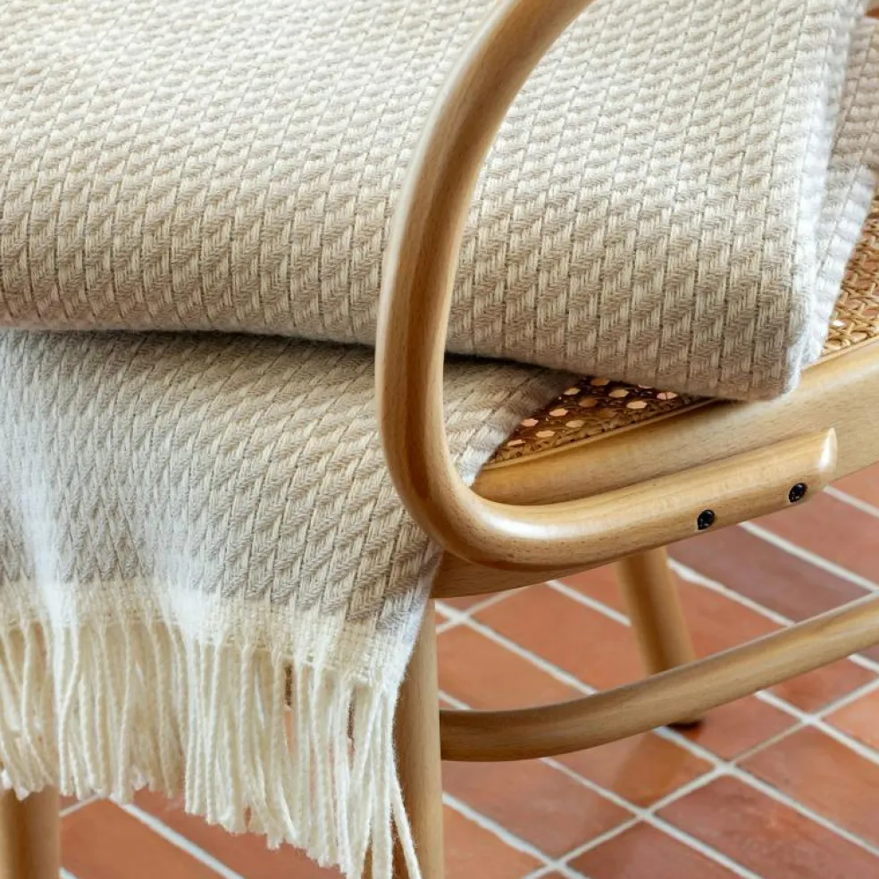 Mello Pläd 150x210 cm, Lemon Yellow