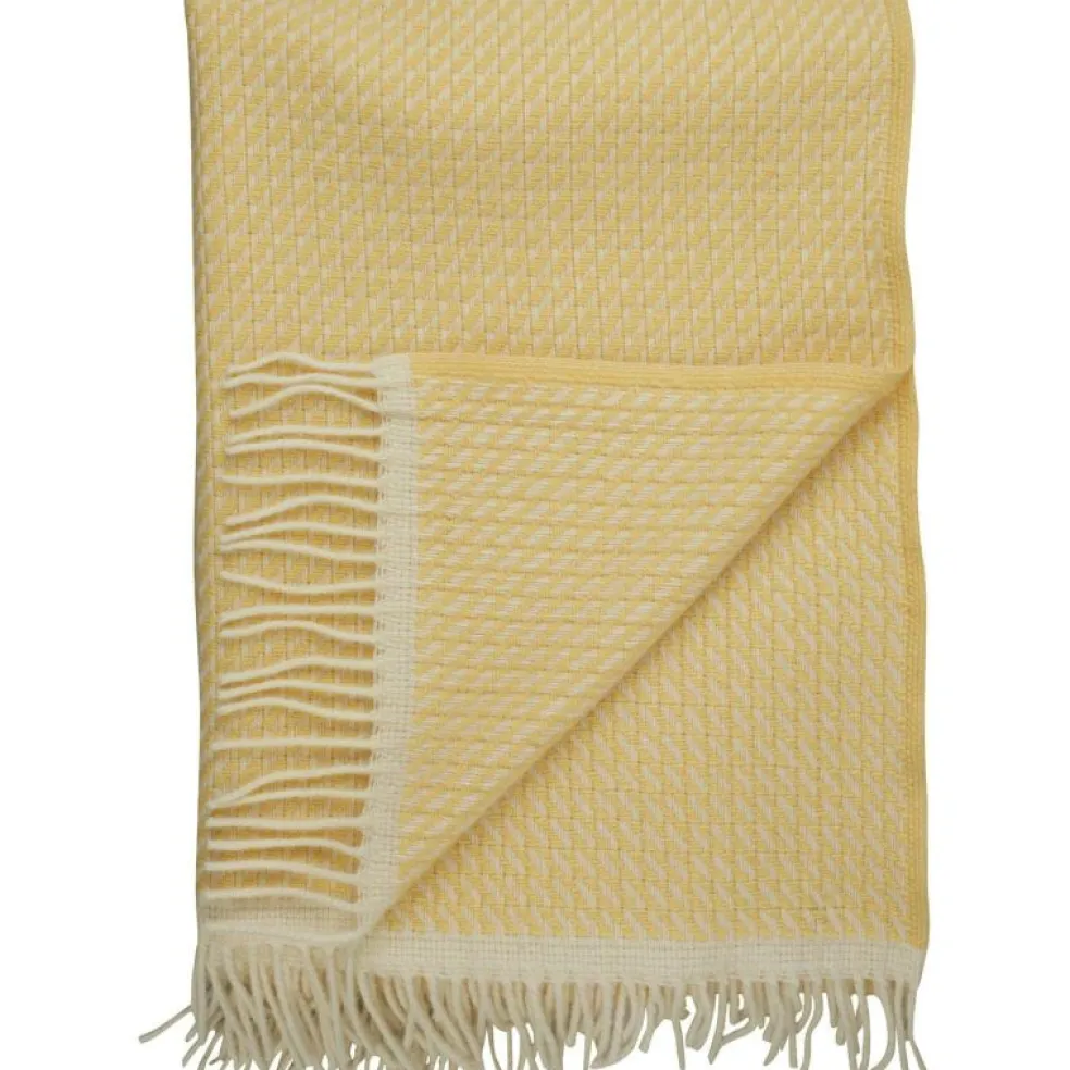 Mello Pläd 150x210 cm, Lemon Yellow