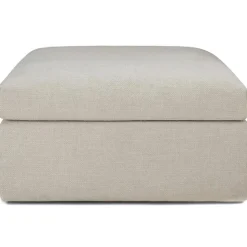 Mellow Fotpall Avtagbar Klädsel, Ivory