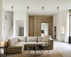 Mellow Fotpall Avtagbar Klädsel, Ivory