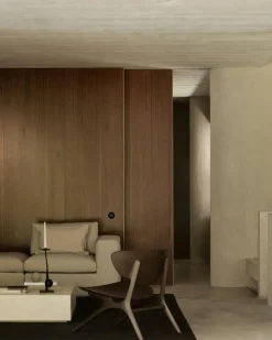 Ethnicraft Modulsoffor-Mellow Soffa Avslut Höger / Vänster Avtagbar Klädsel, Ivory