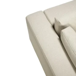 Mellow Soffa Hörndel Avtagbar Klädsel, Ivory