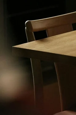 Merkur Stol, Svart Ek / Svart Läder