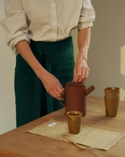 Midjeförkläde Bomull, Mörkgrå