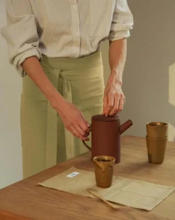 Midjeförkläde Bomull, Mörkgrå