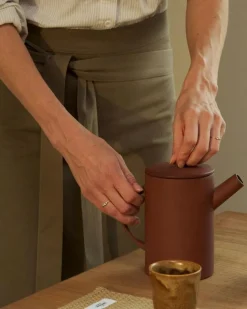 Midjeförkläde Bomull, Mörkgrå