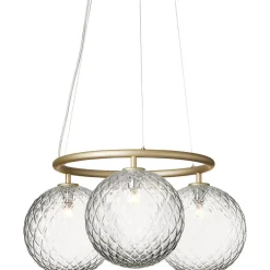 Miira 3 Circular Ljuskrona, Mörk Brons / Opal