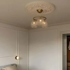 Miira 3 Circular Ljuskrona, Mörk Brons / Opal