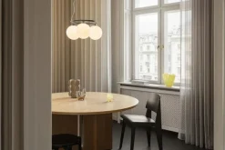 Miira 3 Circular Ljuskrona, Mörk Brons / Opal