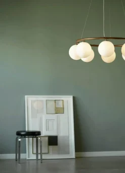 Nuura Ljuskronor & Takkronor-Miira 8 Circular Ljuskrona, Mässing / Klar