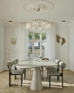 Nuura Ljuskronor & Takkronor-Miira 8 Circular Ljuskrona, Mässing / Klar