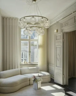 Nuura Ljuskronor & Takkronor-Miira 6 Circular Ljuskrona, Dark Bronze / Klar