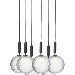 Miira 6 Ljuskrona 470 mm, Mässing / Opal