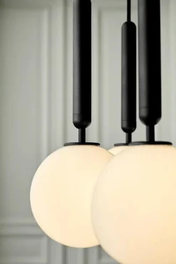 Miira 6 Ljuskrona 350 mm, Mässing / Opal