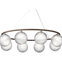 Nuura Ljuskronor & Takkronor-Miira 8 Oval Ljuskrona, Rock Grey / Opal