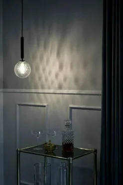 Nuura Fönsterlampor|Pendellampor-Miira 1 Pendel 140 mm, Mässing / Klar