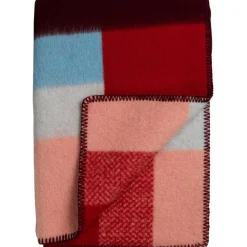 Mikkel Pläd 135x200 cm, Röd