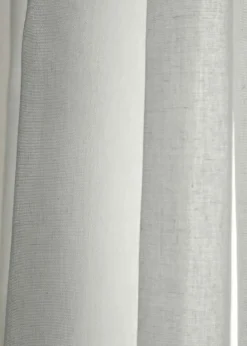 Mimou Gardinlängder-Mimmi Gardin Återvunnet Tyg Enkel Bredd, Naturvit, 140x250 cm