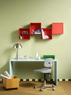 Montana Vägghyllor|Sängbord & Nattduksbord-Mini 1007 Hylla Med Tre Lådor, Camomile