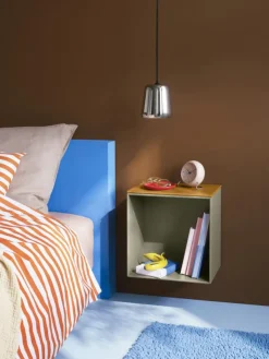 Montana Vägghyllor|Sängbord & Nattduksbord-Mini 1007 Hylla Med Tre Lådor, Camomile