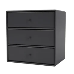 Montana Vägghyllor|Sängbord & Nattduksbord-Mini 1007 Hylla Med Tre Lådor, Camomile