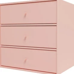 Montana Vägghyllor|Sängbord & Nattduksbord-Mini 1007 Hylla Med Tre Lådor, Camomile